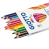 Giotto mega tri extra large set of 12 triangular crayons