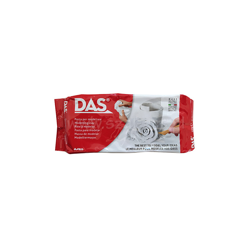 White self-hardening fila clay DAS