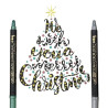Kuretake clean color metallic dot set of 6 metallic pens