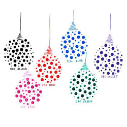 Kuretake clean color dot zestaw 6 pisaków - sklep plastyczny - szał dl