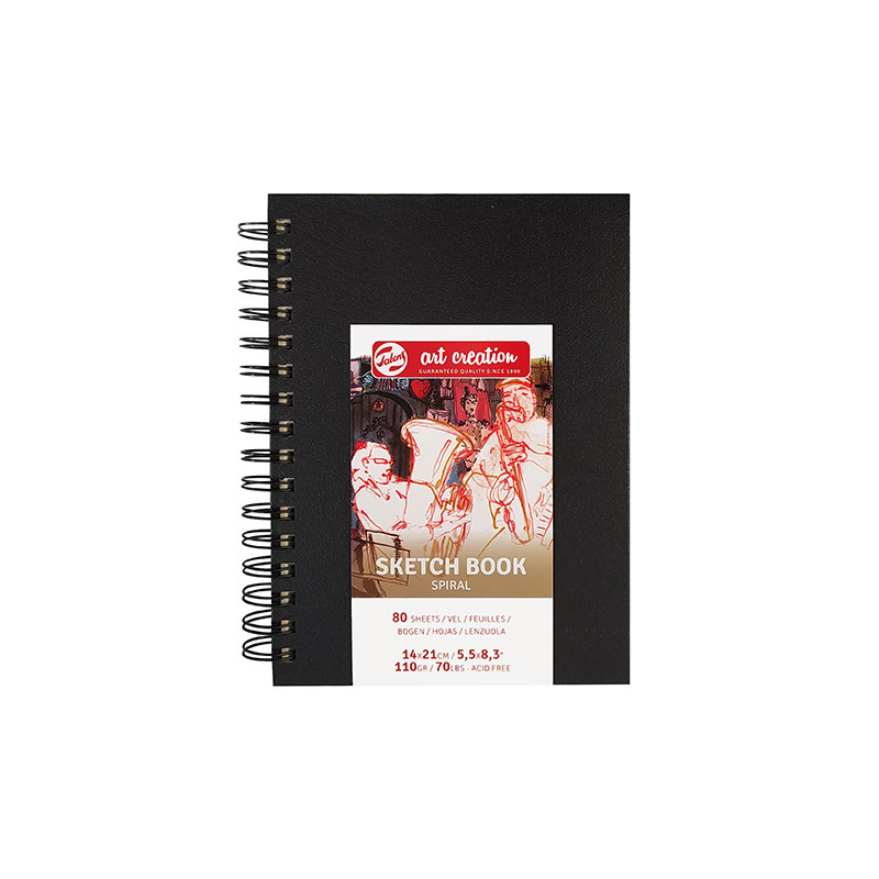 Szkicownik Art Creation sketch book spiral 110g 80ark - sklep plastycz