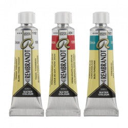 Talens rembrandt watercolors in 10ml tubes