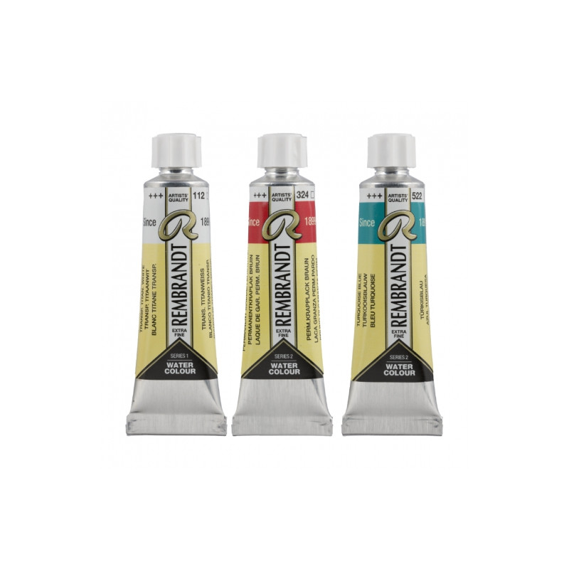 Talens rembrandt watercolors in 10ml tubes