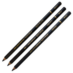 Koh-i-noor gioconda negro black pastel in wood