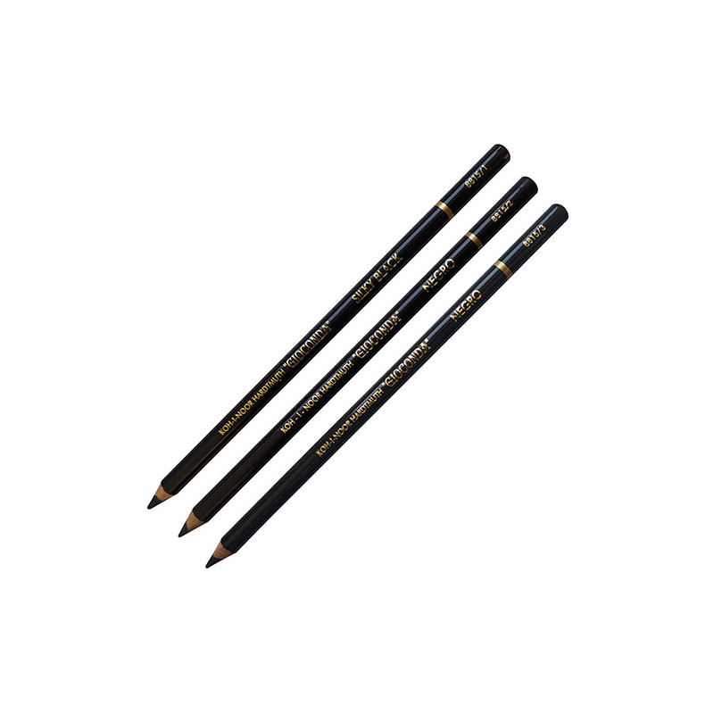 Koh-i-noor gioconda negro czarna pastela w drewnie 8815 - sklep plasty