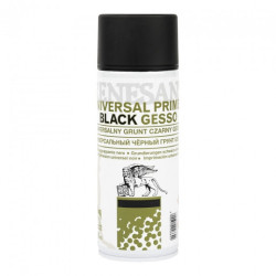 Renesans grunt gesso czarne w sprayu 400ml - sklep plastyczny - szał d