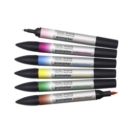 Winsor&Newton promarker watercolor floral tones 6 markers