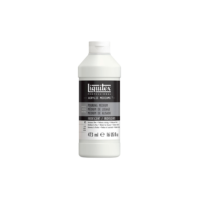Liquitex pouring iridescent medium do farb akrylowych 473ml - sklep pl