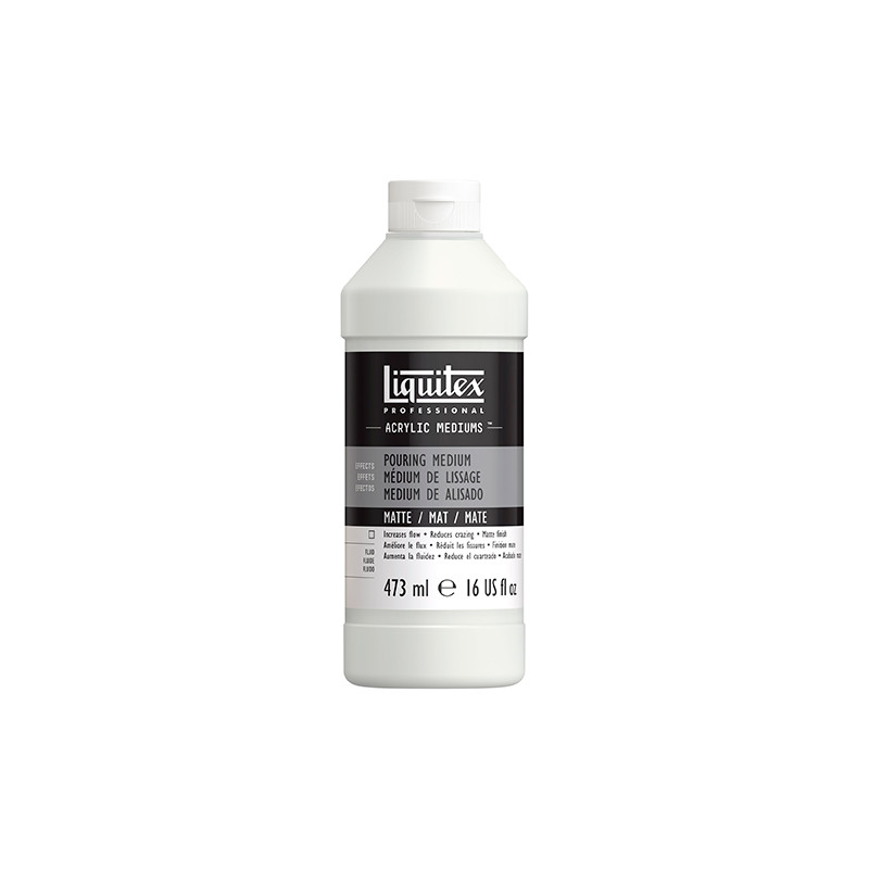 Liquitex pouring matte medium do farb akrylowych 473ml - sklep plastyc