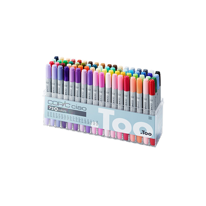 Copic ciao set A set of 72 double-sided pens