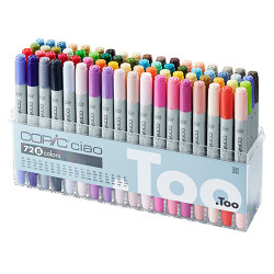 Copic ciao set B zestaw 72 dwustronnych pisaków - sklep plastyczny - s