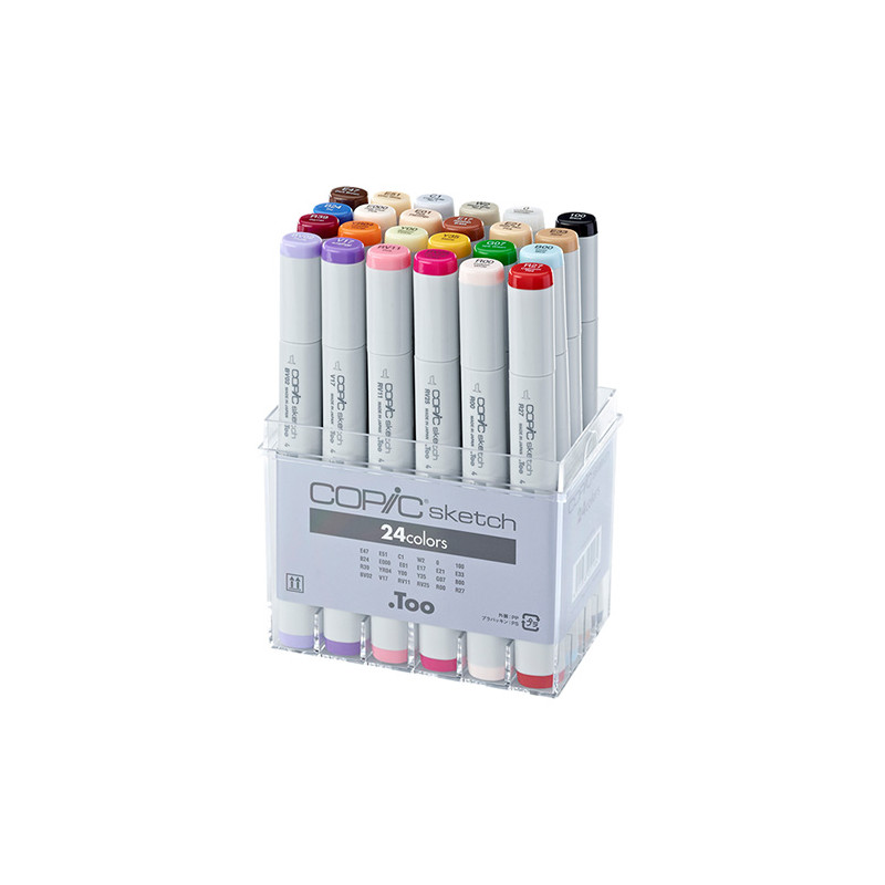Copic sketch set of 24 double-sided pens