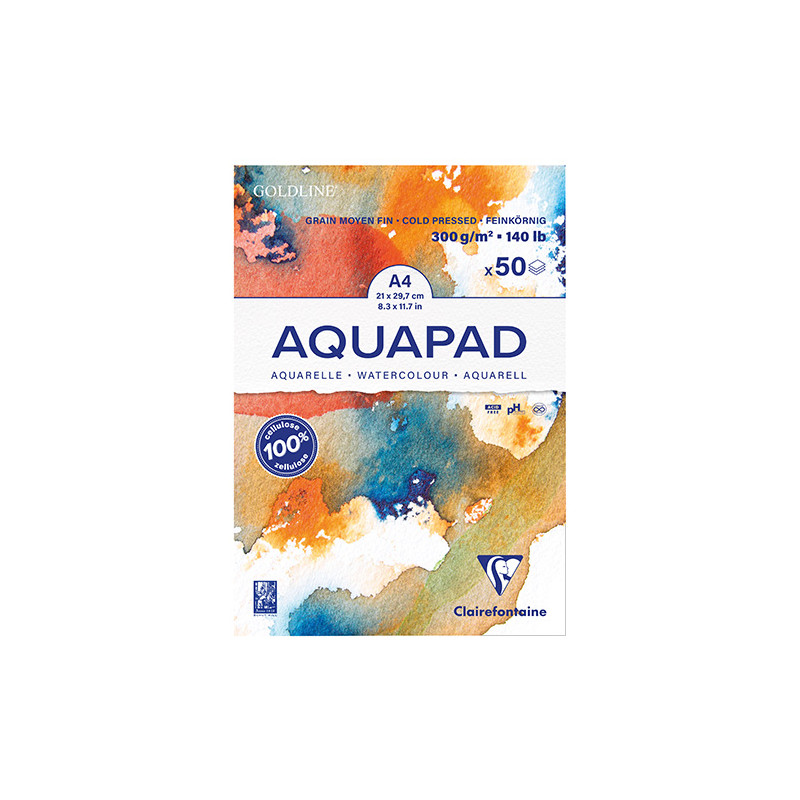 Blok Clairefontaine goldline aquapad watercolour 300g  - sklep plastyc