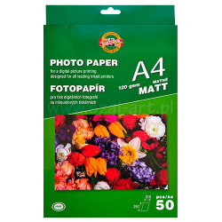 Koh-i-noor photo paper papier fotograficzny A4 - sklep plastyczny - sz