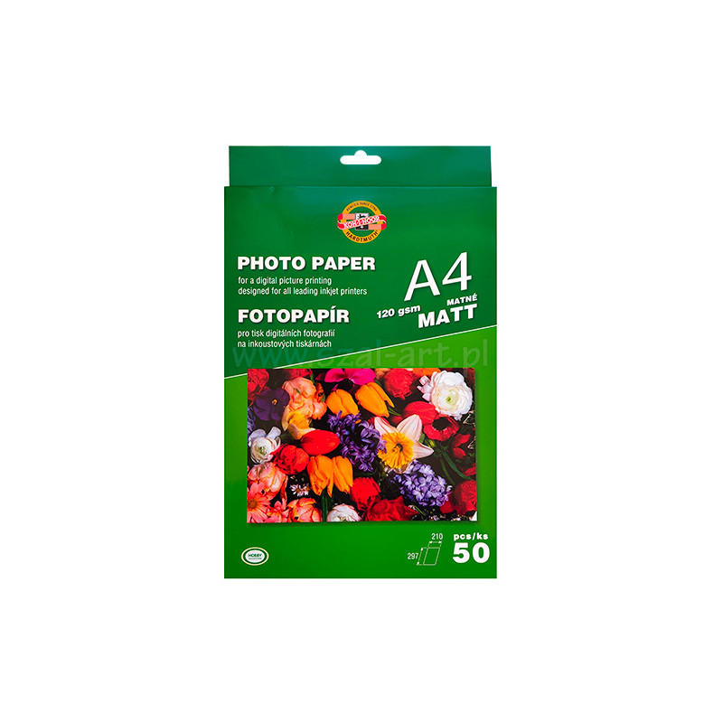 Koh-i-noor photo paper papier fotograficzny A4 - sklep plastyczny - sz