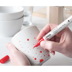 Kreul glass & porcelain classic zestaw 5 pisaków - sklep plastyczny -