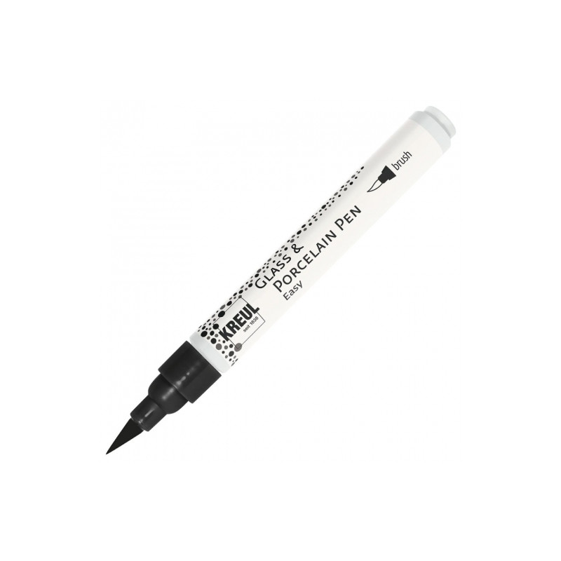 Kreul glass & porcelain easy brush black - sklep plastyczny - szał dla