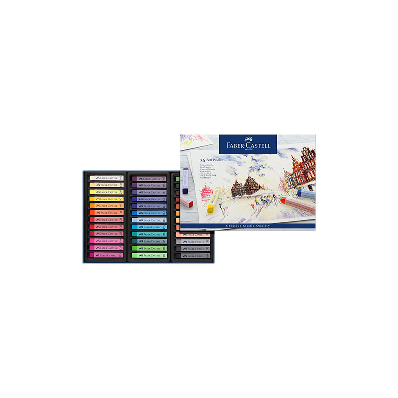 Faber-Castell creativo studio 36 dry pastels in a stick