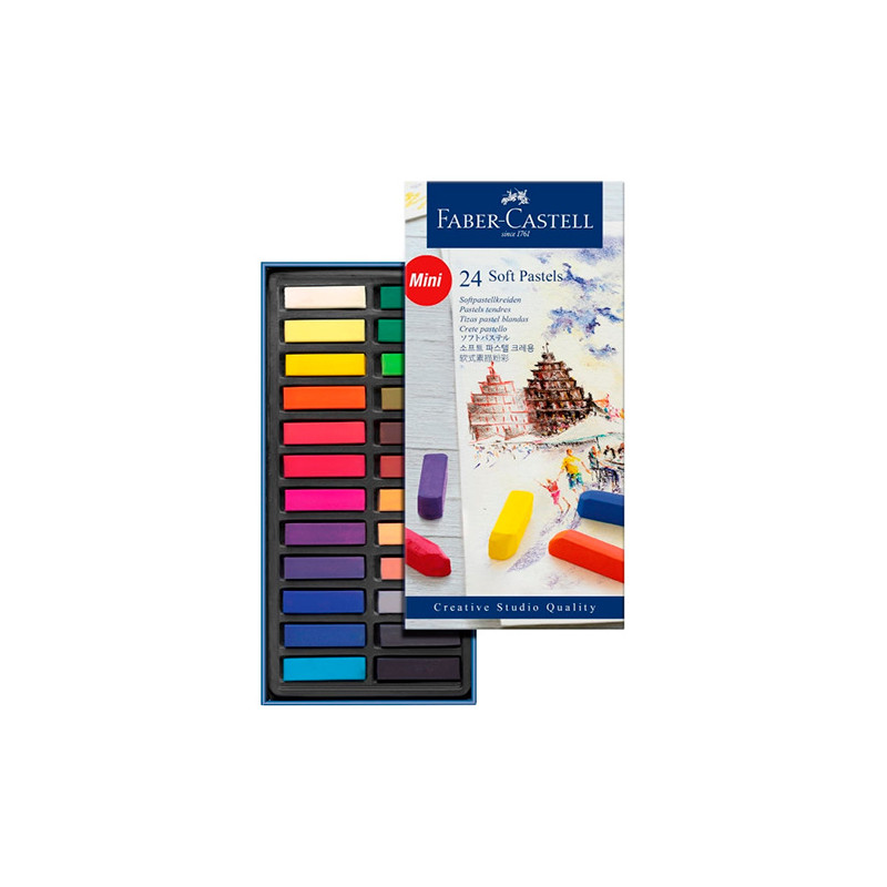 Faber-Castell creativo studio mini 24 dry pastels in a stick