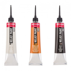 Talens amsterdam relief paint farby konturowe do szkła 20ml - sklep pl