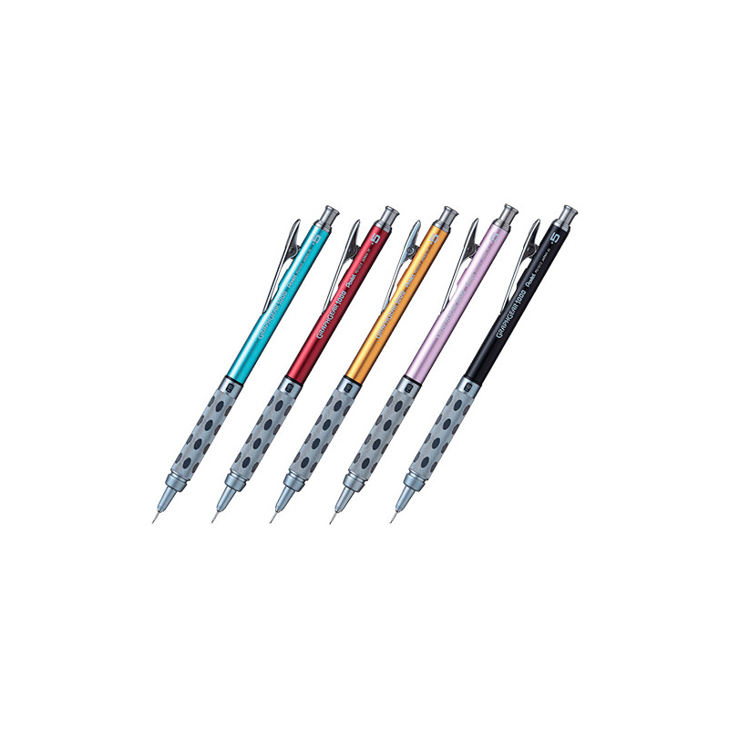 Pentel ołówek automatyczny graphgear 1000 metal color - sklep plastycz