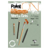 Clairefontaine point vertede gris block mix media 250g