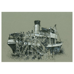 Clairefontaine point vertede gris block mix media 250g