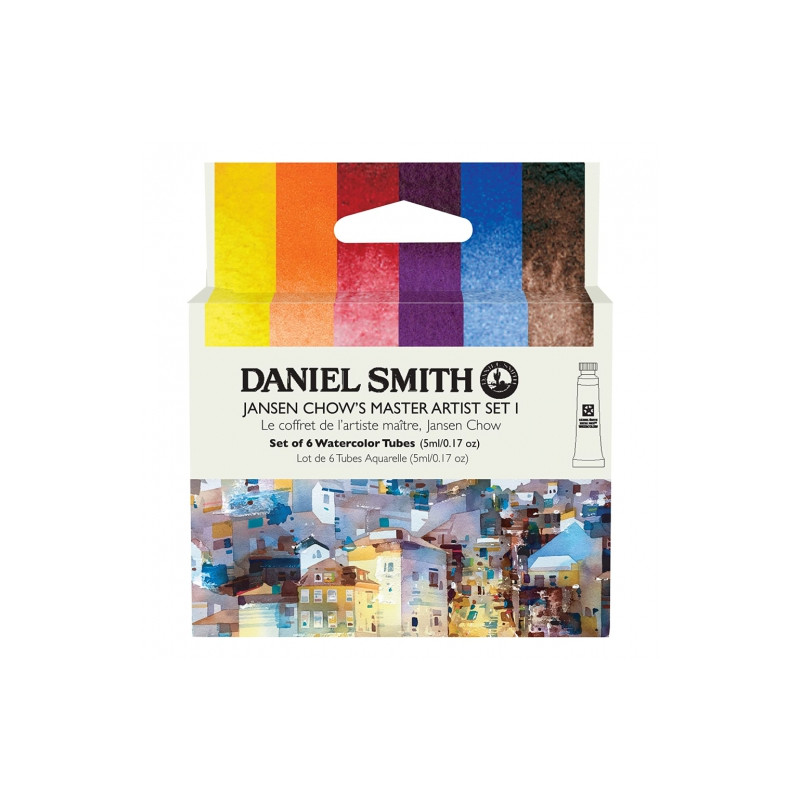 Daniel Smith jansen chow's master artist set I watercolor 6x5ml