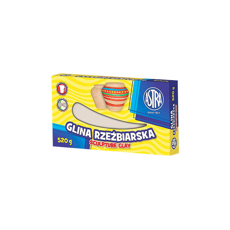 Astra glina rzeźbiarska sculpture clay 520g - sklep plastyczny - szał