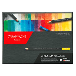 Caran D'ache museum zestaw 40 kredek akwarelowych- sklep plastyczny -