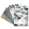 Happy Color silver block 6 different patterns A4 150-230g 10 she