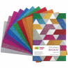Blok Happy Color brokat 10 różnych kolorów A4 150g 10ark - sklep plast