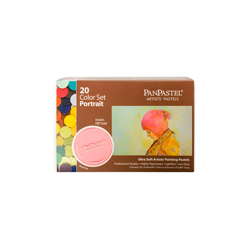 PanPastel portrait zestaw 20 portretowych pasteli suchych  - sklep pla