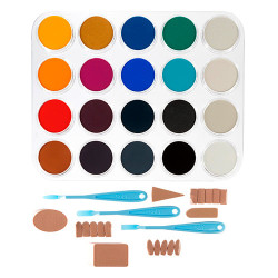 PanPastel general painting set of 20 colors of pastels such