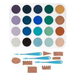 PanPastel seascape set of 20 colors of dry pastels