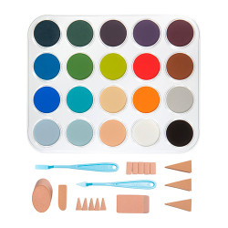 PanPastel sky land & sea set of 20 colors of dry pastels