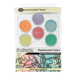 PanPastel pearlescent set of 6 pearl pastel colors