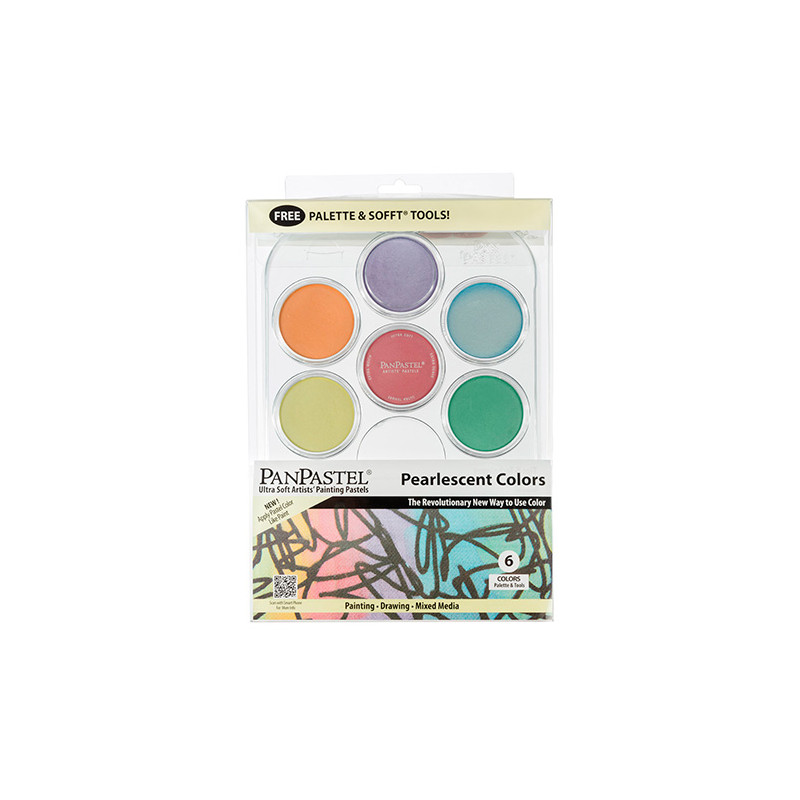 PanPastel pearlescent set of 6 pearl pastel colors