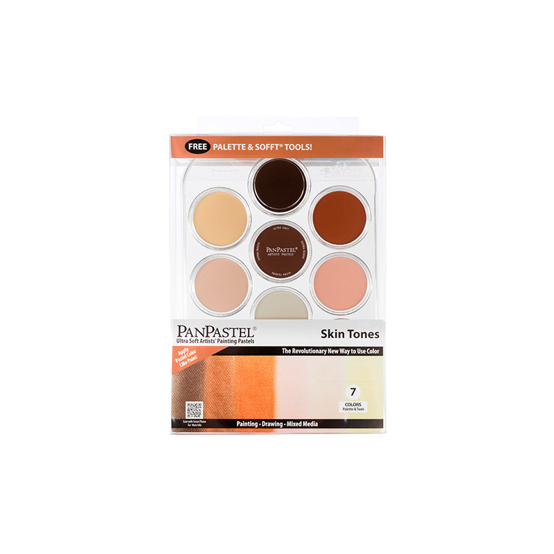 PanPastel skin tones zestaw 7 kolorów pasteli suchych - sklep plastycz