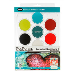 PanPastel exploring mixed media 1 zestaw 7 kol. pasteli suchych - skle