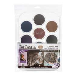 PanPastel animal art set of 10 colors of dry pastels