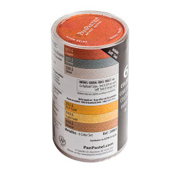 PanPastel metallics a set of 6 metallic dry pastel colors