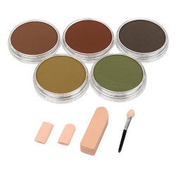 PanPastel earth colors - a set of 5 colors of dry pastels