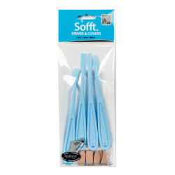PanPastel Sofft knives & covers putty knife + mix pads (4 + 8)