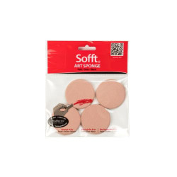 PanPastel Sofft gąbka okrągła 4szt - sklep plastyczny - szał dla plast