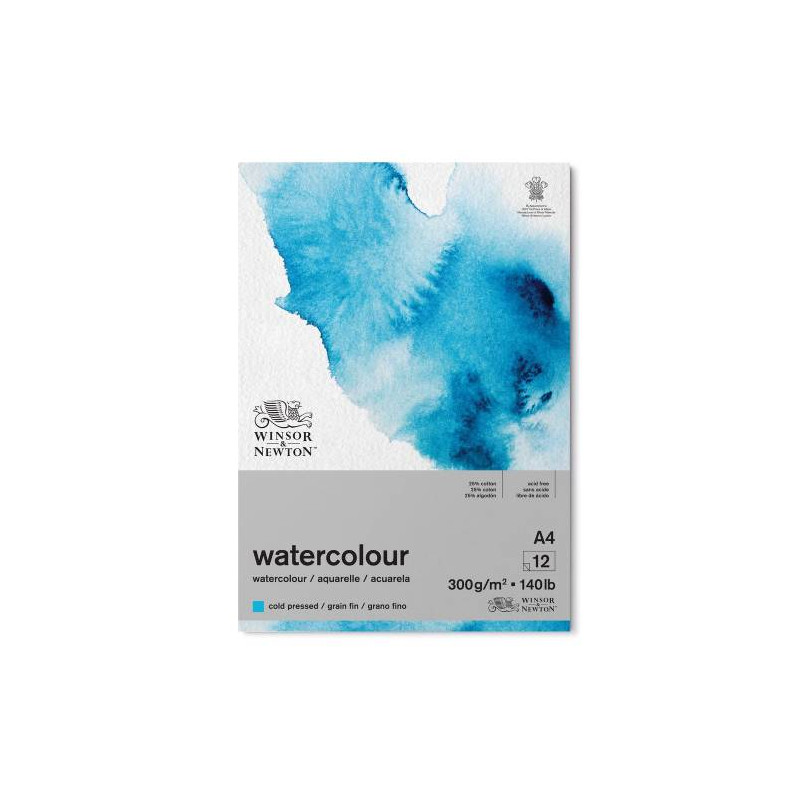 Blok Winsor&Newton akwarelowy cold pressed 300g  - sklep plastyczny -