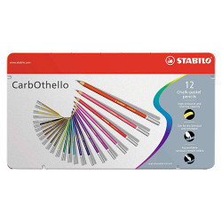 Stabilo carbothello zestaw 12 pasteli suchych w kredce metal opak - sk
