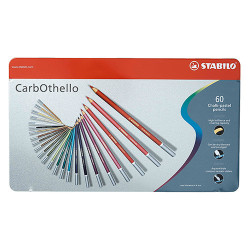 Stabilo carbothello zestaw 60 pasteli suchych w kredce metal opa - skl
