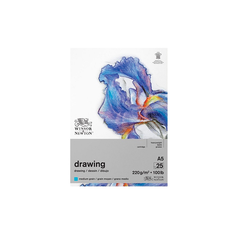 Winsor & Newton block drawing medium 225g 25ark
