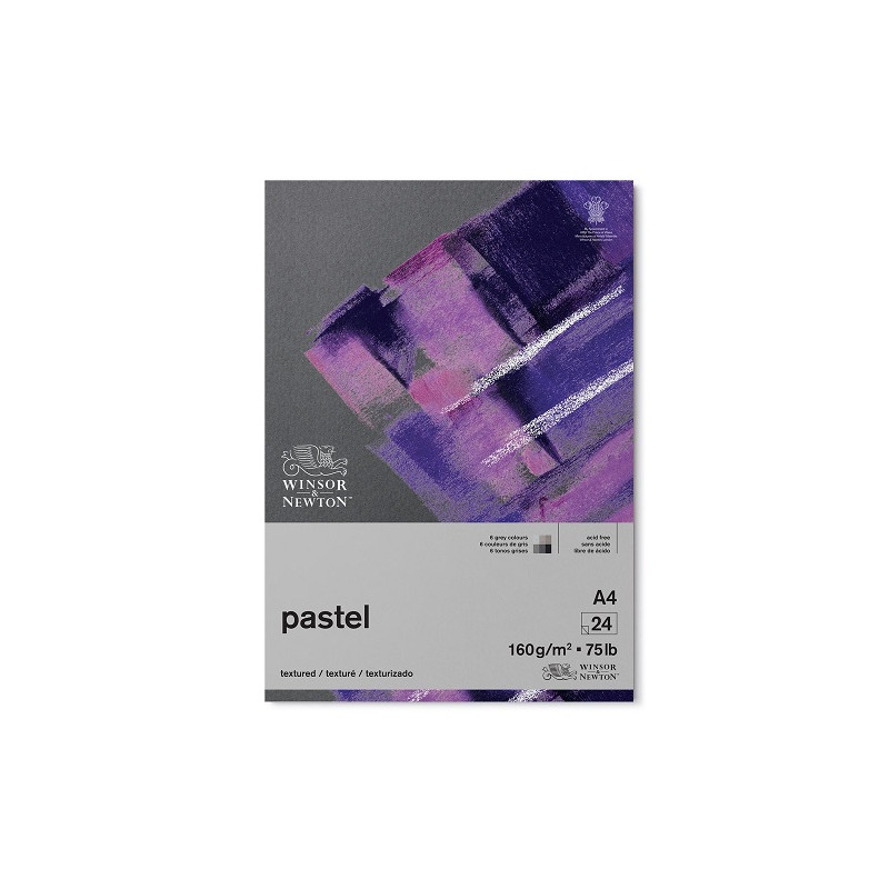 Block Winsor & Newton pastel gray for pastels 160g A4 24 sheets